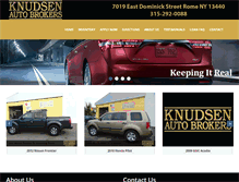 Tablet Screenshot of knudsenautobrokers.com